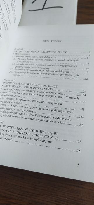 Niepełnosprawność Rodzina Dorastanie