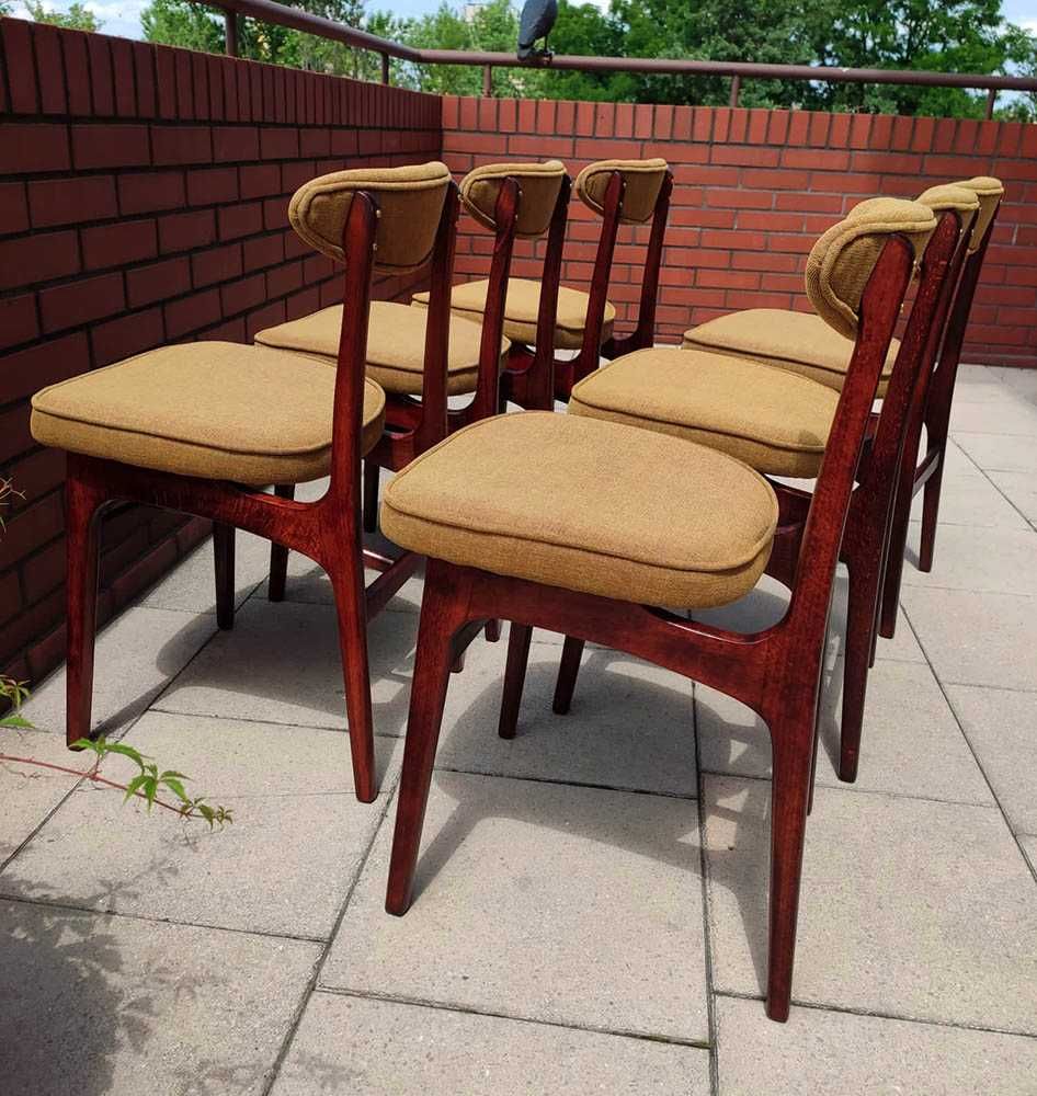 Krzesła lata 60 , kultowe "hałasy" ikona designu, stan po renowacji