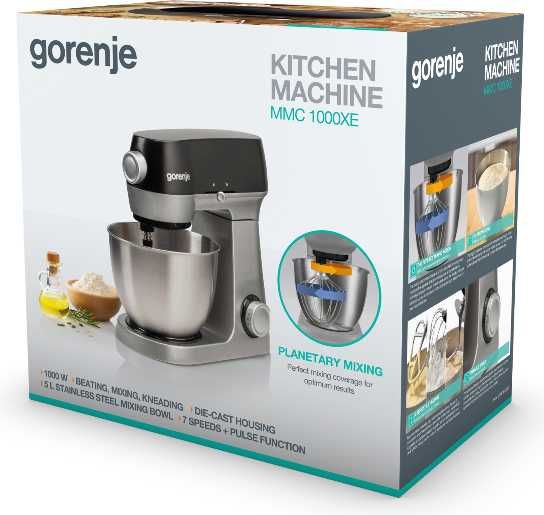 Robot Kuchenny Planetarny Gorenje Model MMC1000XE 7 PRĘDKOŚCI 5L  NOWY