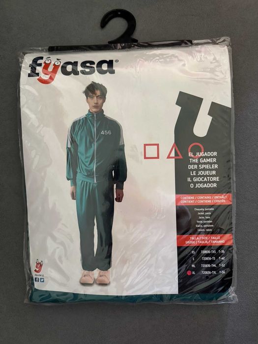 Fato Squid Game jogador 456