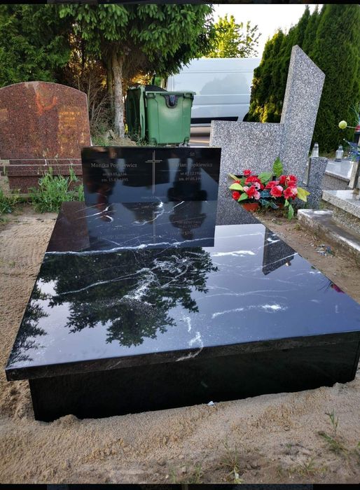 Nagrobki kompozytowe podwójne 3599 zł z montażem Cały Kraj-Promocja