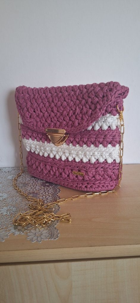 Torebka duża handmade