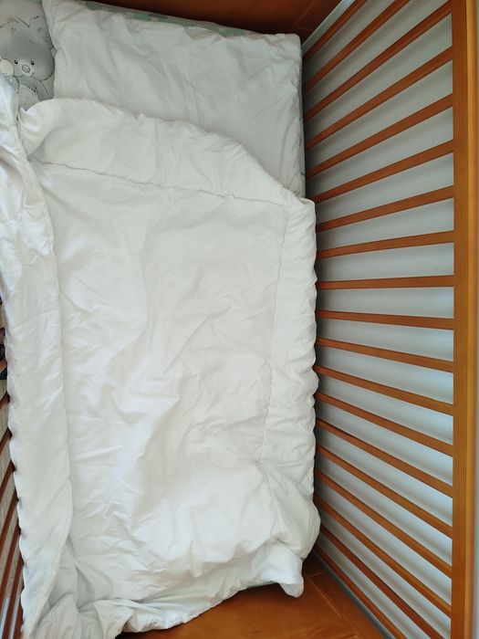 Łóżeczko niemowlęce /tapczanik z zestawem