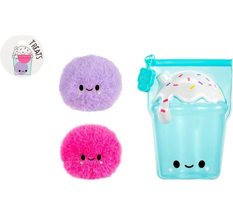 Fluffie Stuffiez М'яка іграшка-антистрес Пандa, єдиноріг морозиво, боб