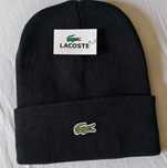 Beanie Lacoste preto