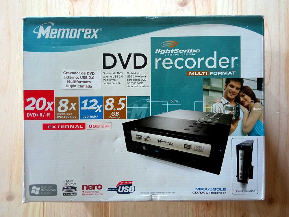 Gravador DVD Externo - Memorex MRX-530LE