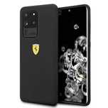 Etui Ferrari Silicone Do Samsung Galaxy S20 Ultra Mikrofibra Czarne