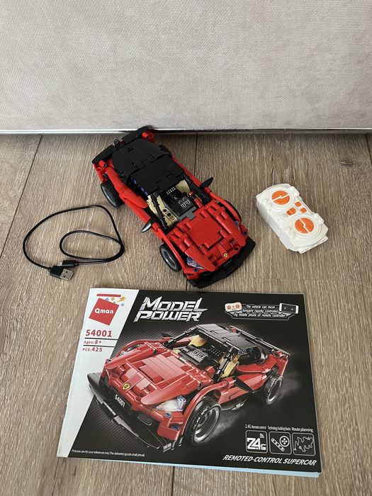 Конструктор Qman Машина на радіокеруванні 425 деталей (54001)