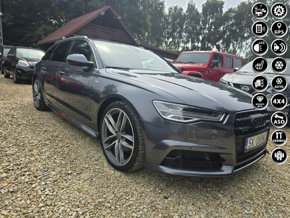 Audi A6 51tyś km.Automat.Quatro.3xSline.Head Up.Alu20.