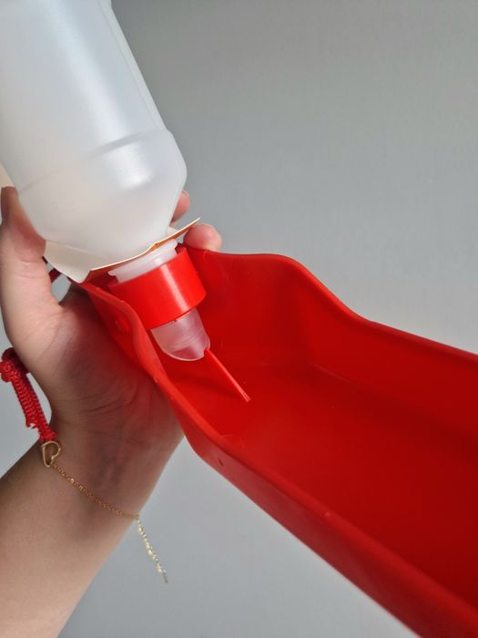 Butelka turystyczna dla psa bidon 500ml miska poidełko