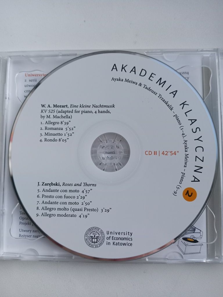 2CD - Akademia klasyczna 2, твори для піаніно