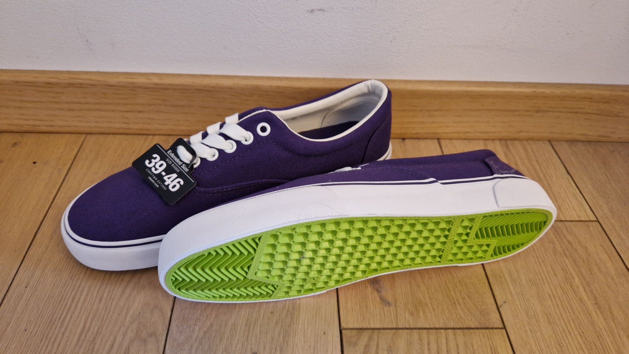 Nowe trampki Croop fioletowe, rozmiar 42