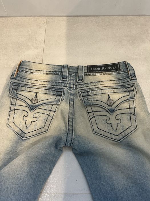 Oryginalne spodnie jeansowe rock revival