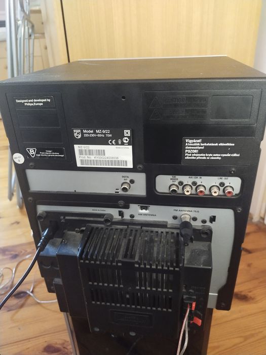 Wieża Philips 3cd radio