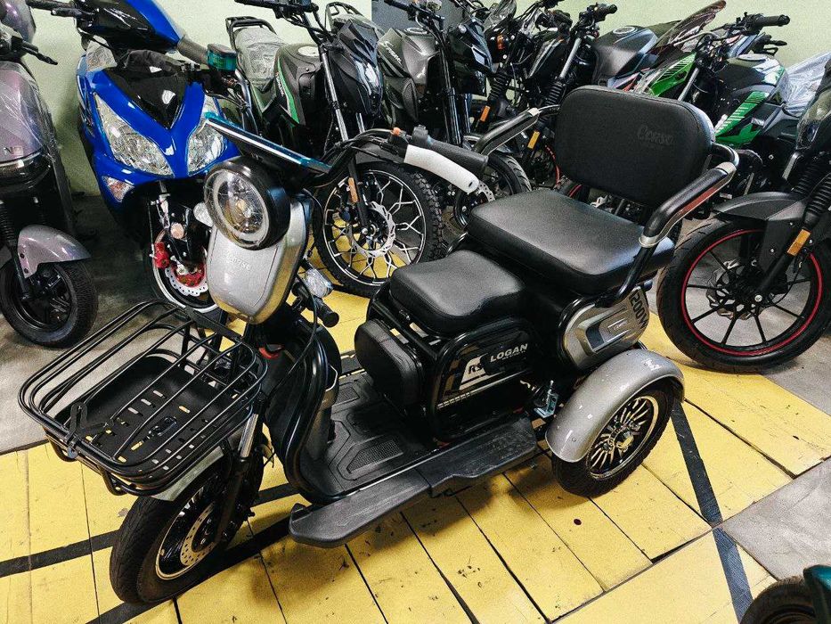 Електро трицикл Corso Logan 1200W/72V/23Ah Безкоштовна доставка 100км