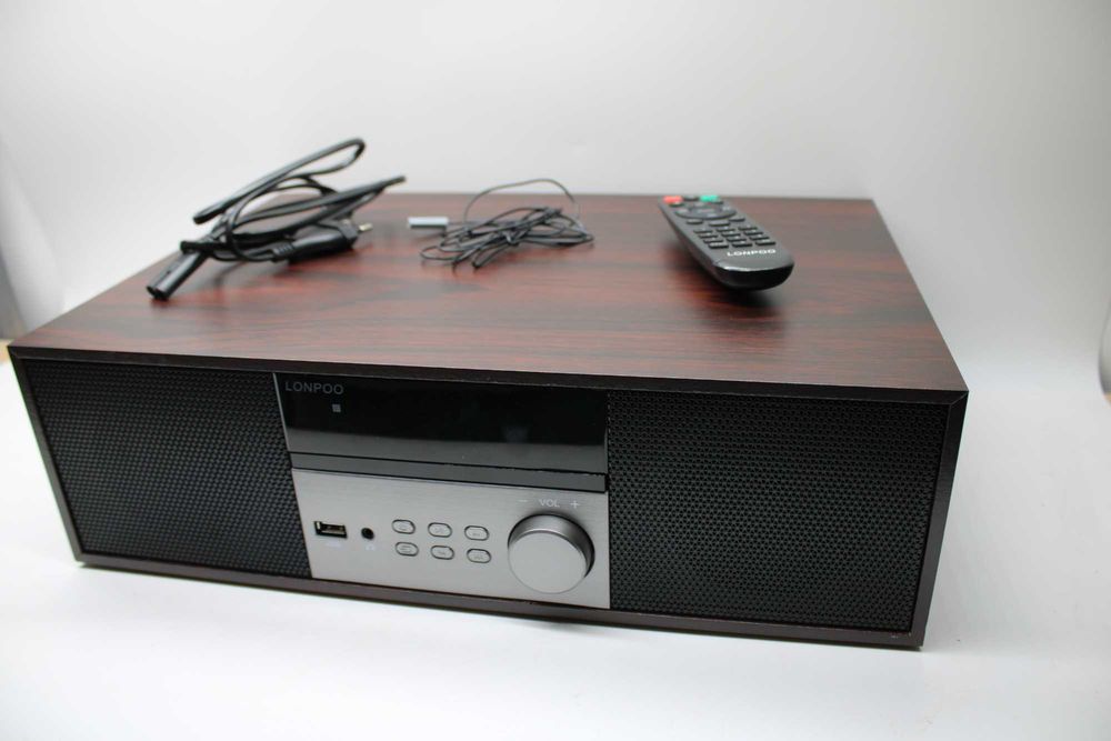 LONPOO LP-816 Kompaktowy zestaw stereo HiFi CD Bluetooth FM USB AUX