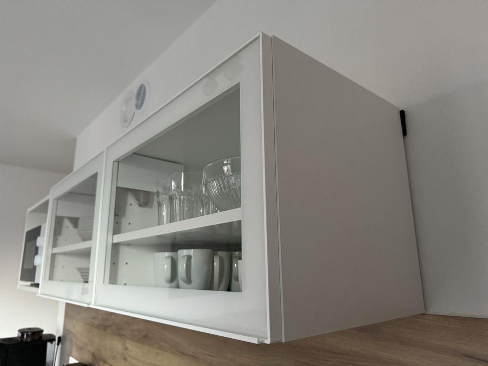 3 szafki wiszące Ikea Metod