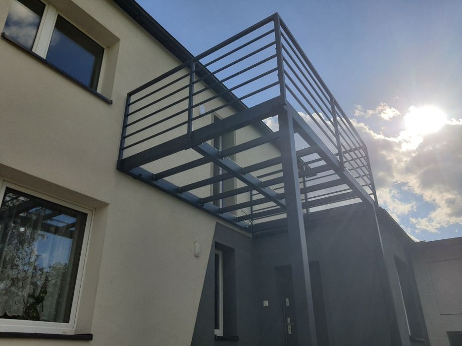 Taras stalowy zewnętrzny ocynk ogniowy