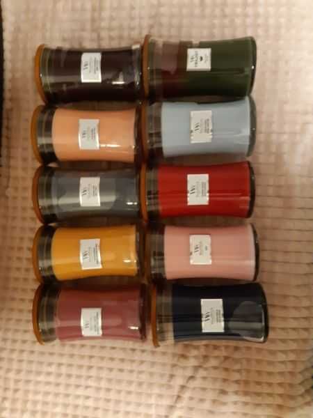 WOODWICK  świece zapachowe duże 610 g rożne zapachy NOWE tanio