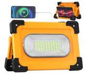 Solarny halogen 80W, powerbank 11000mAh, Stone Banks