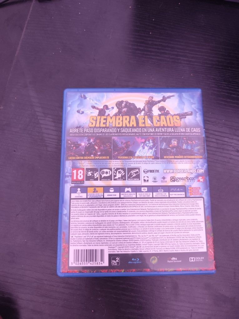 Jogo físico Borderlands 3 Ps4