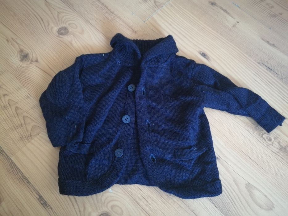 Komplet na chrzciny jak now ok 6 mcy + sweterek