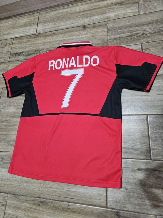 Koszulka stylizowana na Manchester United "Ronaldo 7" – rozmiar S