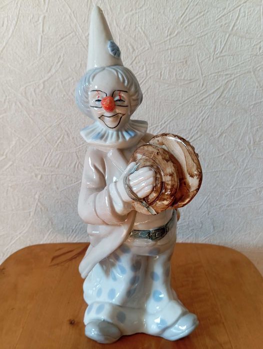 Вінтажна порцелянова фігурка музичного клоуна espada navaro 80-ті роки