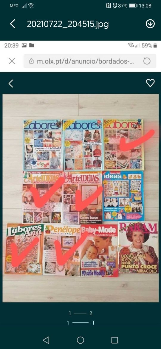 Bordados & Croché - Revistas Diversas