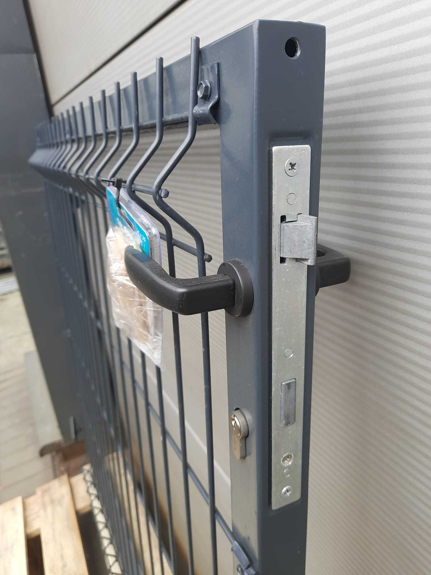 Furtka, bramka z wypełnieniem panelowym fi 5 RAL 7016 H 1,23m