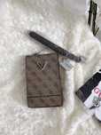 Torebka na telefon Guess Cordelia Logo Mini latte brown