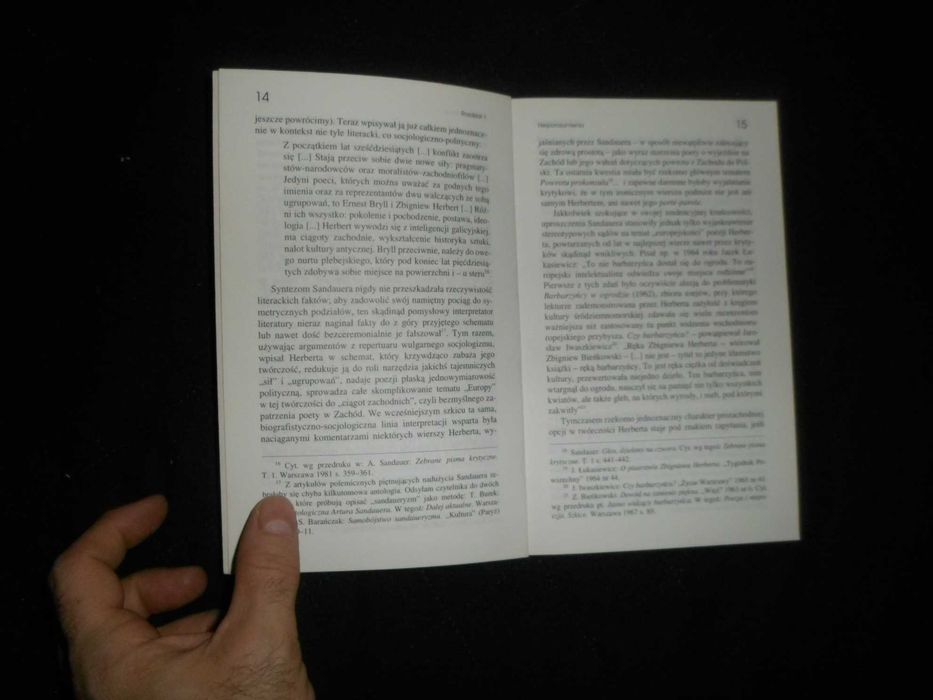 Stanisław Barańczak - Uciekinier z Utopii o poezji Zbigniewa Herberta