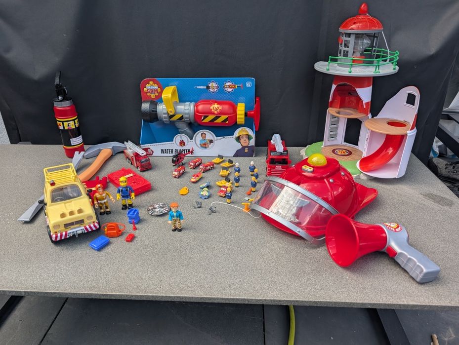 Zestaw zabawek Strażak Sam  Fireman Sam+Latarnia