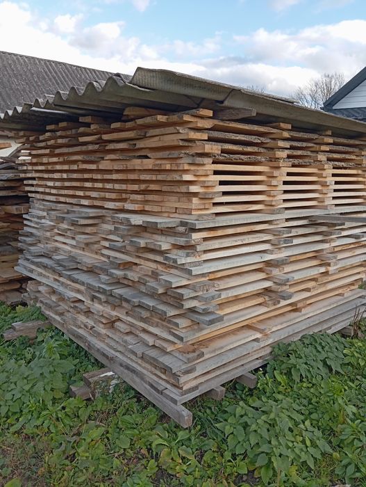 Обрізна дошка ясеня суха