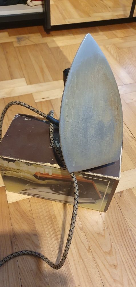 Stare żelazko ETA oryginalne opakowanie antyk lata 80 retro vintage