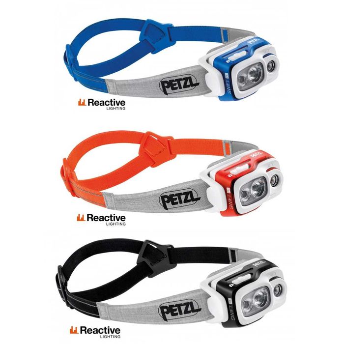 Мощный налобный фонарь Petzl Swift RL (900 люмен)