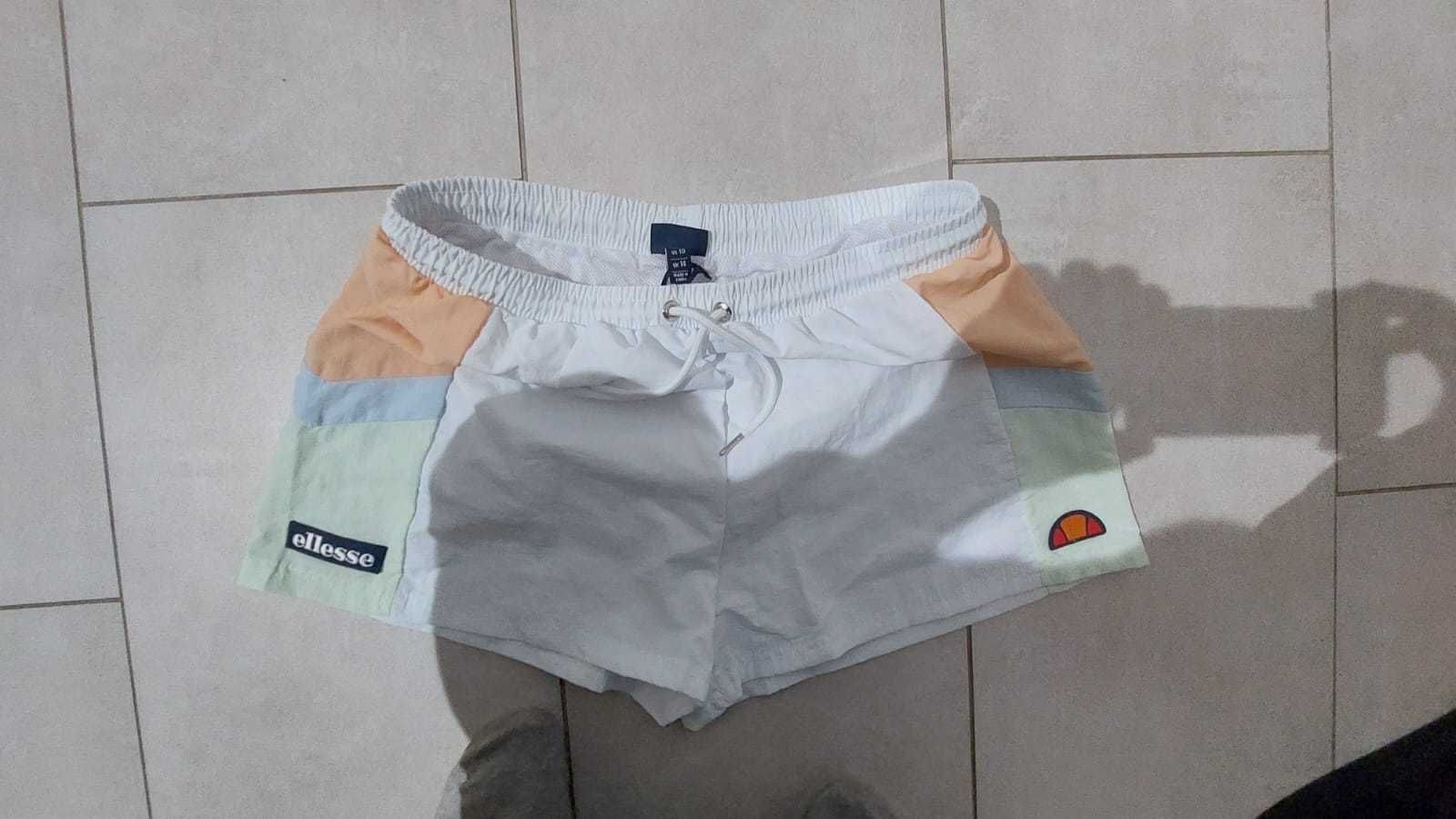 Ellesse Szorty krótkie spodenki damskie białe roz 42