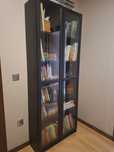 Estante com portas de vidro BILLY OXBERG IKEA