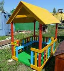 Детский Деревянный Домик (Для Игр)