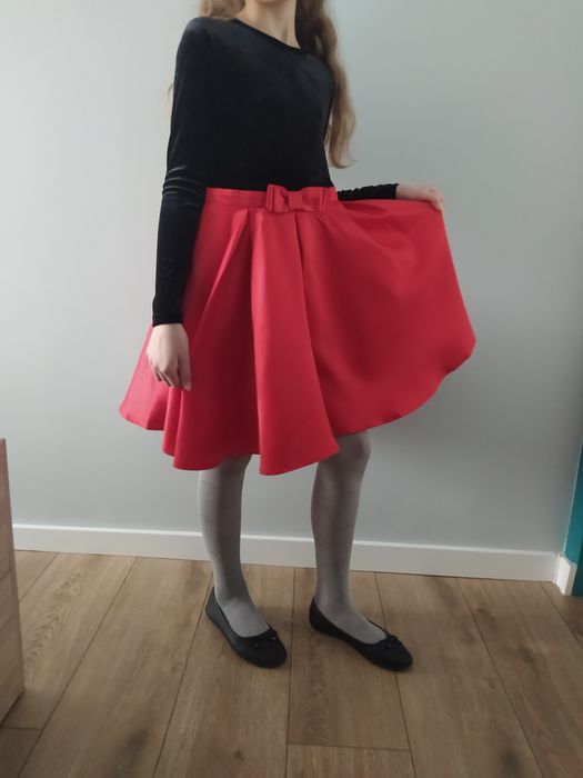 Sukienka świąteczna nowa rozkloszowana 11 12 lat