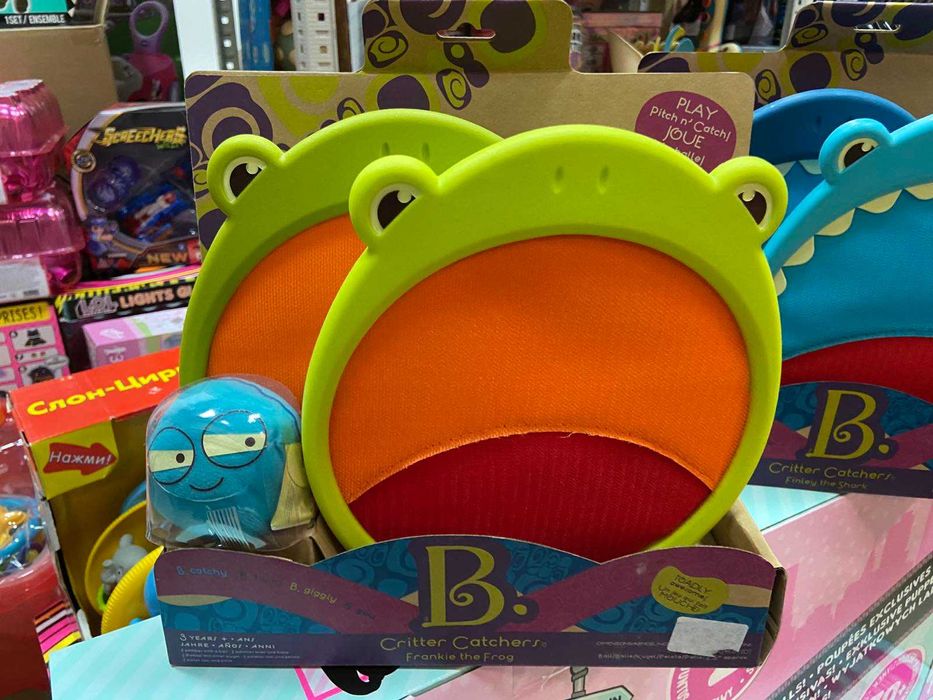 Развивающая Игра - Лягушки Акулы Ловушки Battat батат Оригинал