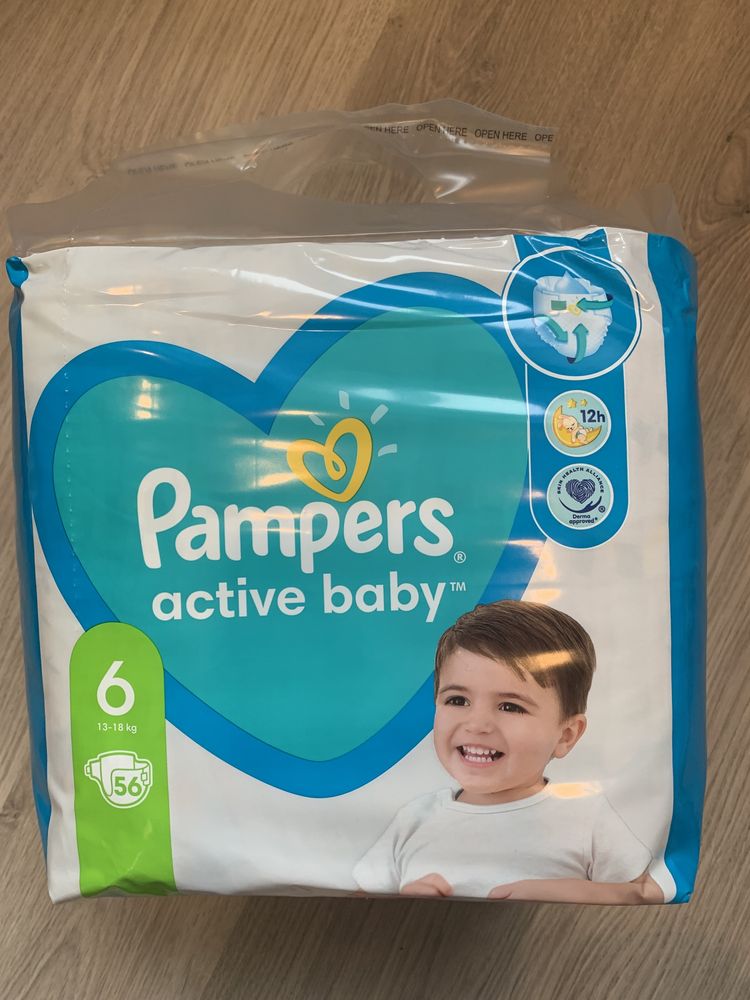 підгузки Pampers active baby 6 (56 шт)