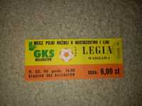 Bilet GKS Bełchatów-Legia Warszawa '96 r.