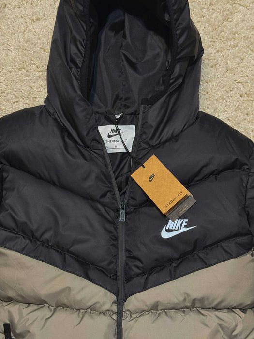 !SALE! Пуховик Nike NSW Black Grey XS S M L XL XXL куртка найк зимова