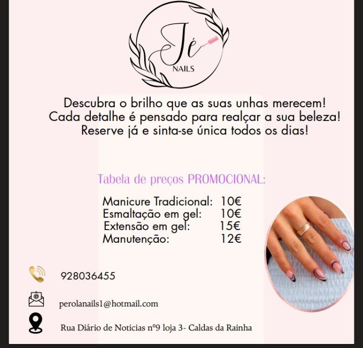 Manicure de unhas de Gel