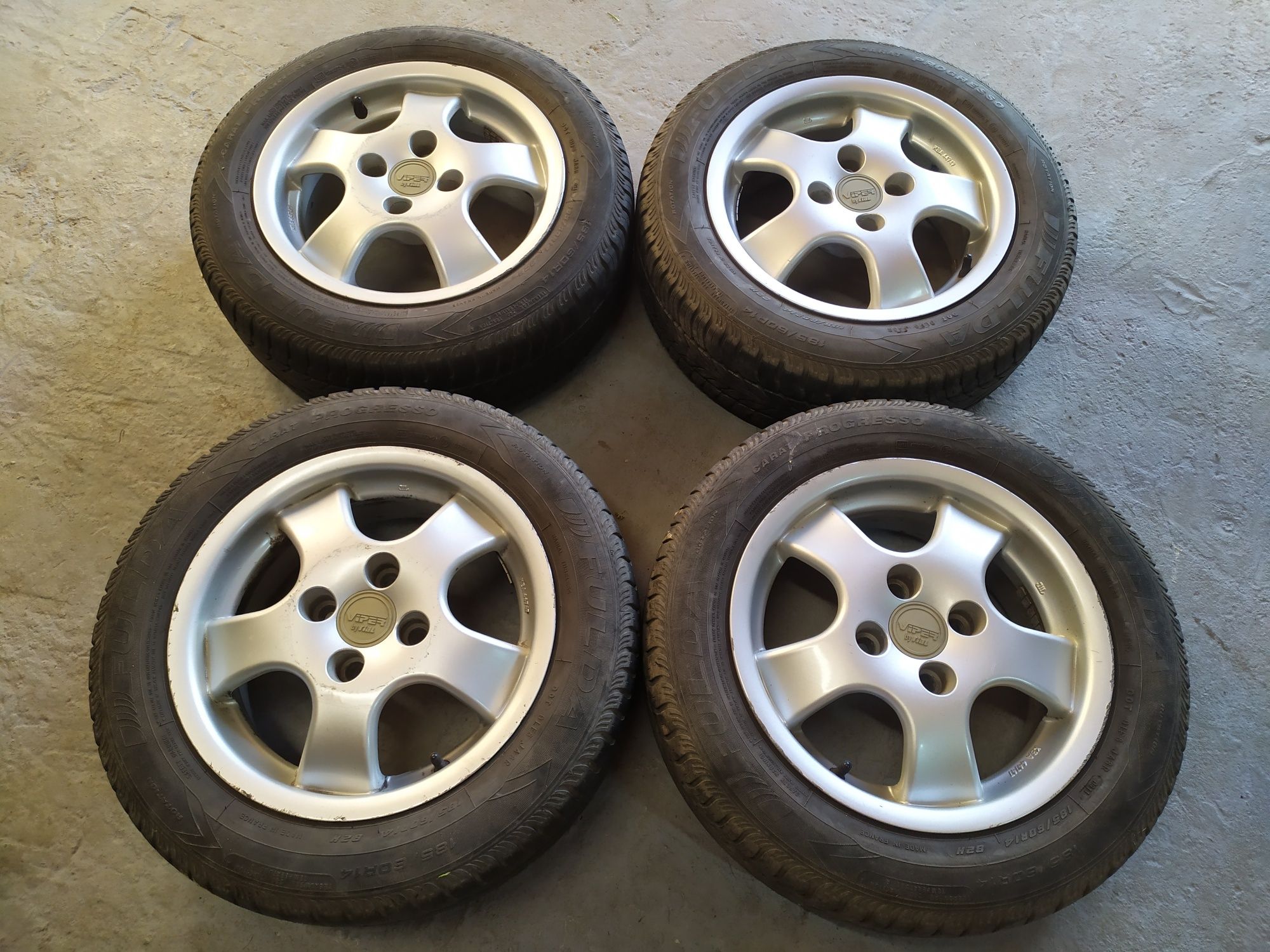 Sprzedam felgi z oponami 14, 4X100