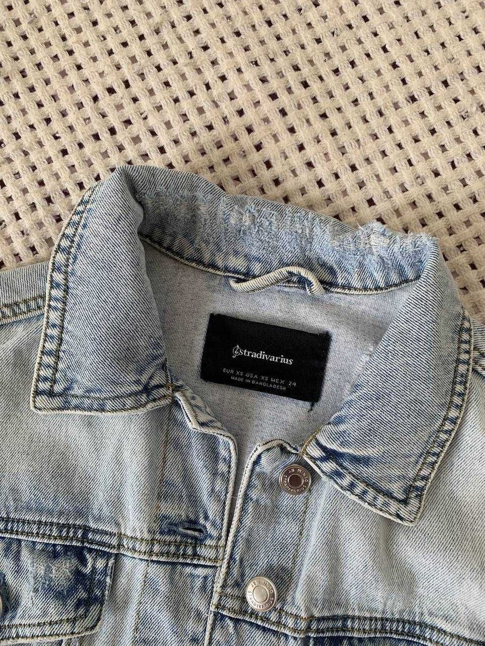 Kurtka jeansowa Stradivarius