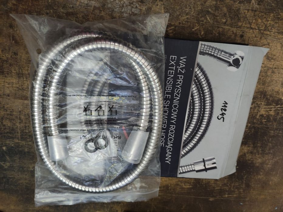 Wąż prysznicowy 1m stal nierdzewna