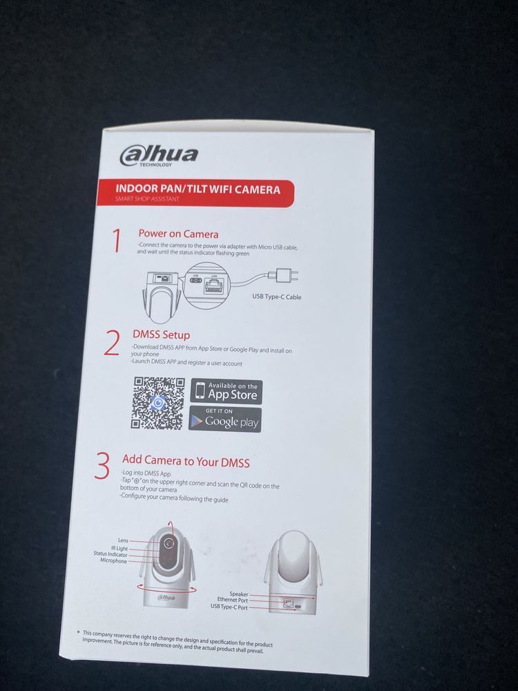 IP видеокамера с Wi-Fi Dahua DH-SD-H4C 4МП (4мм)