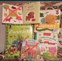 Zestaw 7 książek dla dzieci 1+ 2+ 3+ maluchów puzzle rymowanki